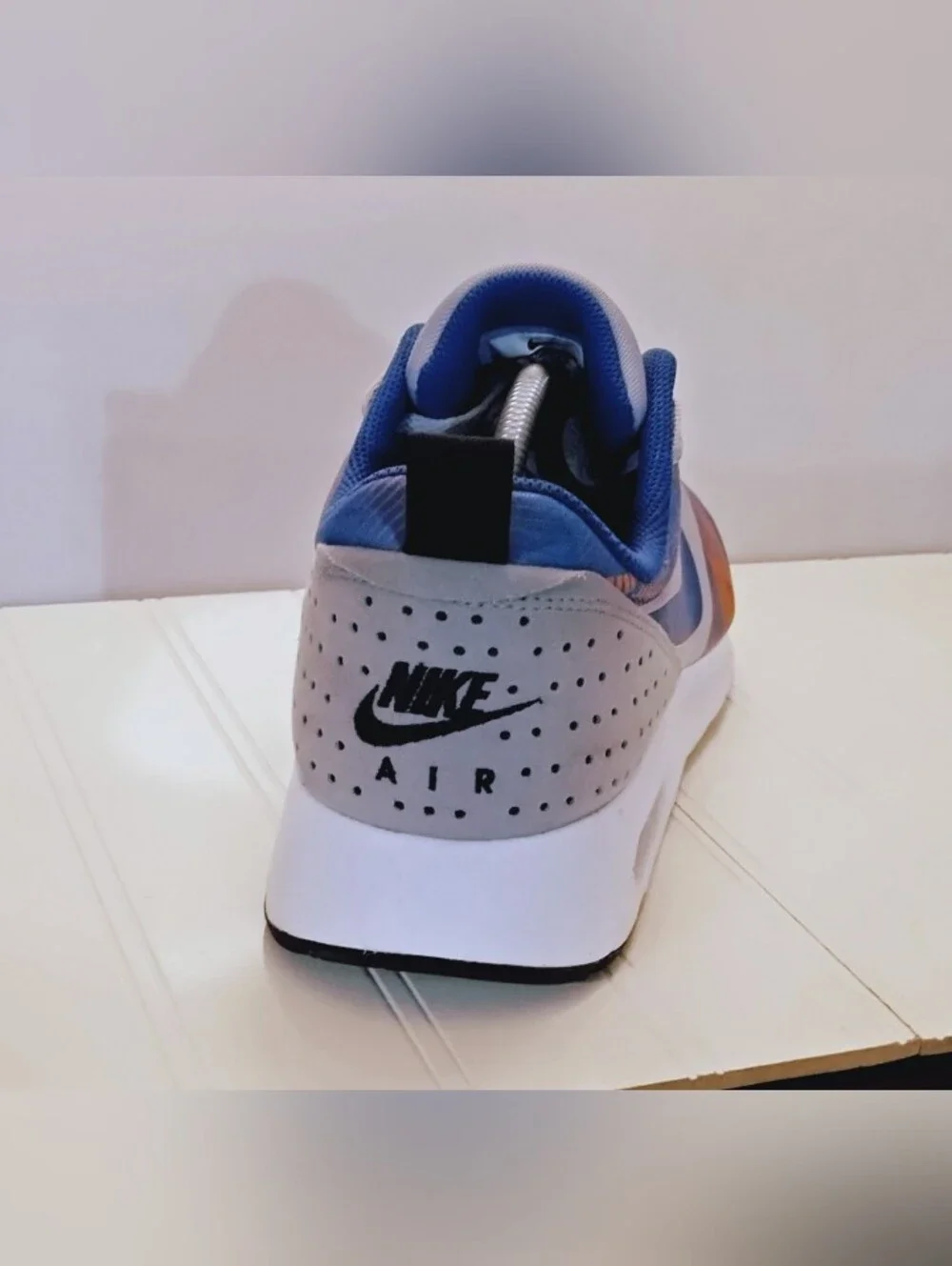 Nike Air Max Tavas Print 'Grey Blue Hot Lava' 742781-014 Size 11.5 Men's